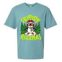 Skibidy Rizzmas Christmas Rizz Penguin Meme Sueded Cloud Jersey T-Shirt