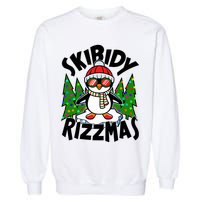 Skibidy Rizzmas Christmas Rizz Penguin Meme Garment-Dyed Sweatshirt