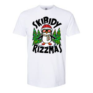 Skibidy Rizzmas Christmas Rizz Penguin Meme Softstyle CVC T-Shirt