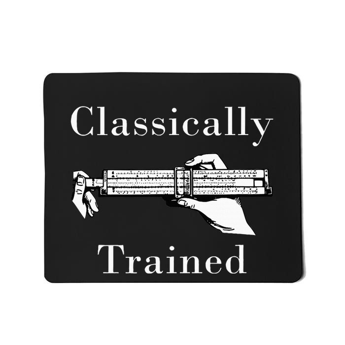 Slide Rule Classically Trained Student Instrument Mousepad
