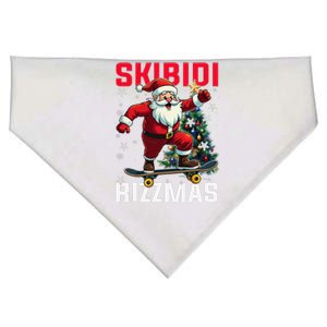 Skibid.I Rizzmas Christmas Rizz Santa Claus Charisma Cool USA-Made Doggie Bandana