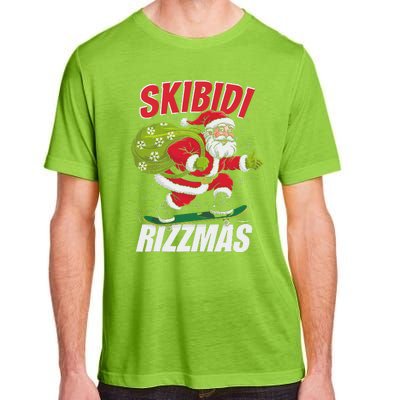 Skibid.I Rizzmas Christmas Rizz Santa Claus Charisma Cool Adult ChromaSoft Performance T-Shirt