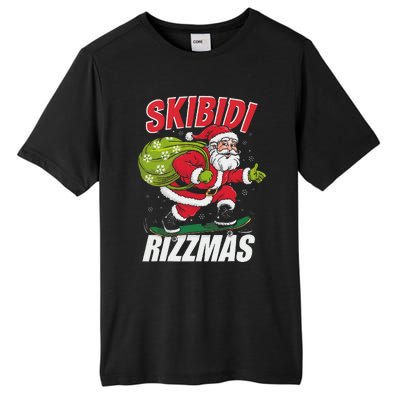 Skibid.I Rizzmas Christmas Rizz Santa Claus Charisma Cool Tall Fusion ChromaSoft Performance T-Shirt