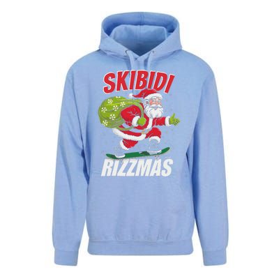 Skibid.I Rizzmas Christmas Rizz Santa Claus Charisma Cool Unisex Surf Hoodie