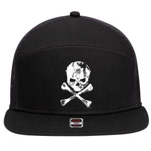 Stray Rats Digi Skull 7 Panel Mesh Trucker Snapback Hat