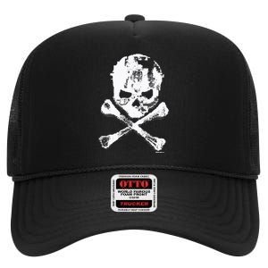 Stray Rats Digi Skull High Crown Mesh Back Trucker Hat