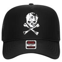 Stray Rats Digi Skull High Crown Mesh Back Trucker Hat