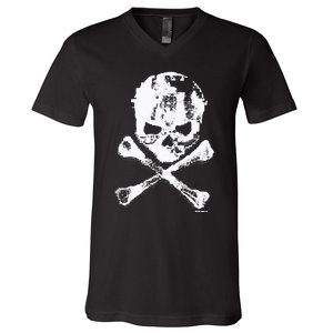 Stray Rats Digi Skull V-Neck T-Shirt