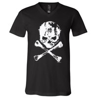 Stray Rats Digi Skull V-Neck T-Shirt