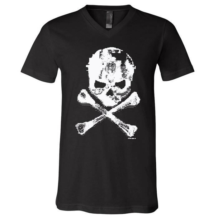 Stray Rats Digi Skull V-Neck T-Shirt