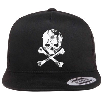 Stray Rats Digi Skull Flat Bill Trucker Hat