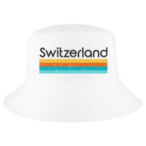 Switzerland Retro Design Cool Comfort Performance Bucket Hat