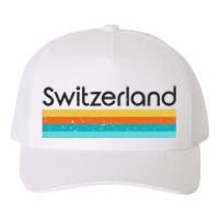 Switzerland Retro Design Yupoong Adult 5-Panel Trucker Hat