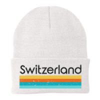 Switzerland Retro Design Knit Cap Winter Beanie