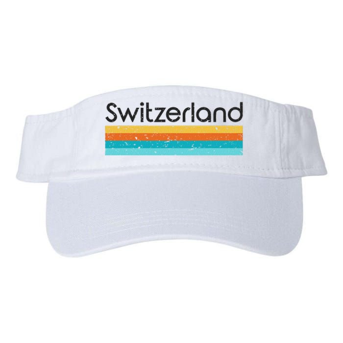 Switzerland Retro Design Valucap Bio-Washed Visor