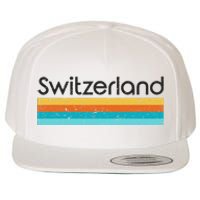 Switzerland Retro Design Wool Snapback Cap