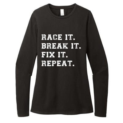 Street Racing Drag Race It Break It Fix It Auto Mechanic Gift Womens CVC Long Sleeve Shirt