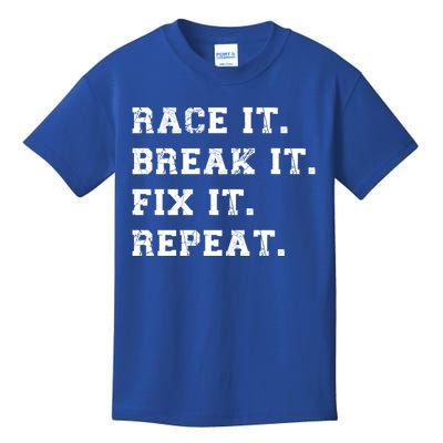 Street Racing Drag Race It Break It Fix It Auto Mechanic Gift Kids T-Shirt