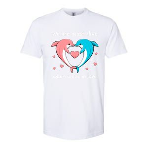 Sweet Rotic Dolphin In Love Happy Valentine's Day Gift Softstyle CVC T-Shirt