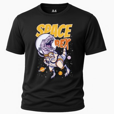 Space Rex Dinosaur Galaxy Performance Shirt