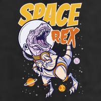 Space Rex Dinosaur Galaxy Adult Drive Performance Visor