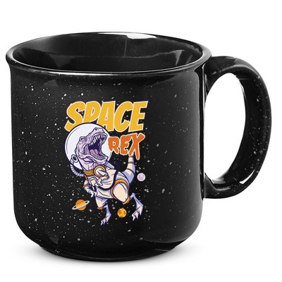 Space Rex Dinosaur Galaxy 15oz Campfire Ceramic Mug