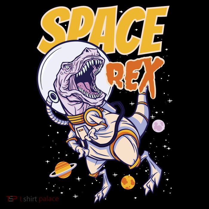 Space Rex Dinosaur Galaxy Softstyle Adult Sport Polo