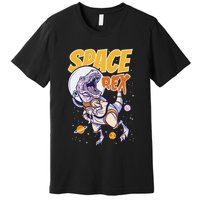 Space Rex Dinosaur Galaxy Premium T-Shirt