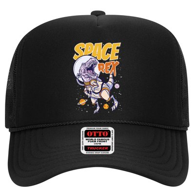 Space Rex Dinosaur Galaxy Trucker Hat