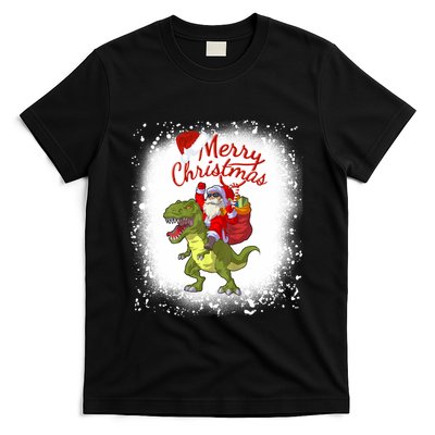 Santa Riding Dinosaur Xmas Mery Christmas Long Sleeve T-Shirt