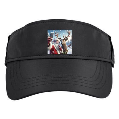 Surprise Rain Deer Selfie Santa Adult Drive Performance Visor