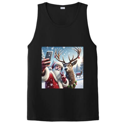 Surprise Rain Deer Selfie Santa PosiCharge Competitor Tank