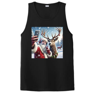 Surprise Rain Deer Selfie Santa PosiCharge Competitor Tank