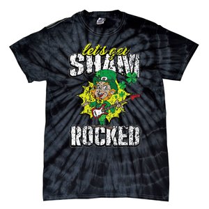 Sham Rocked Distressed Saint Patrick's Day Tie-Dye T-Shirt