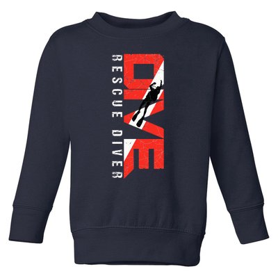 Scuba Rescue Diver For Instructors Students Divers Toddler Sweatshirt