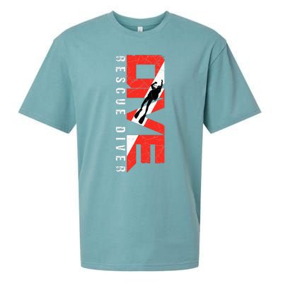 Scuba Rescue Diver For Instructors Students Divers Sueded Cloud Jersey T-Shirt