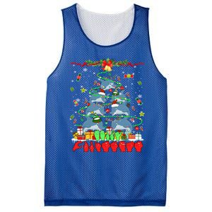 Santa Reindeer Dolphins Xmas Tree Hands Sign Language Gift Mesh Reversible Basketball Jersey Tank