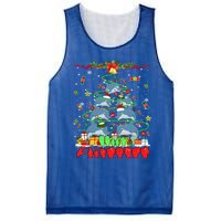 Santa Reindeer Dolphins Xmas Tree Hands Sign Language Gift Mesh Reversible Basketball Jersey Tank