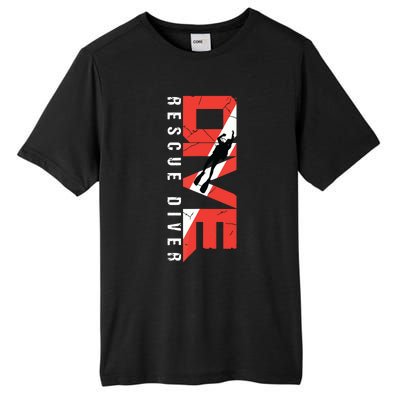 SCUBA Rescue Diver For Instructors Students Divers Tall Fusion ChromaSoft Performance T-Shirt