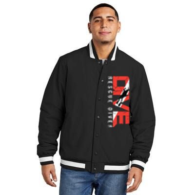 SCUBA Rescue Diver For Instructors Students Divers Insulated Varsity Jacket