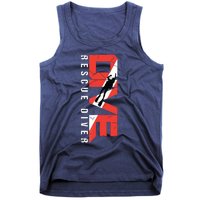 SCUBA Rescue Diver For Instructors Students Divers Tank Top