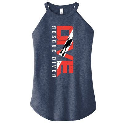 SCUBA Rescue Diver For Instructors Students Divers Women’s Perfect Tri Rocker Tank