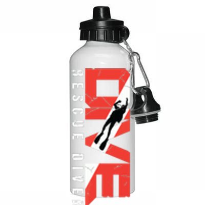 SCUBA Rescue Diver For Instructors Students Divers Aluminum Water Bottle