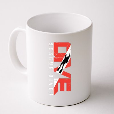 SCUBA Rescue Diver For Instructors Students Divers Coffee Mug