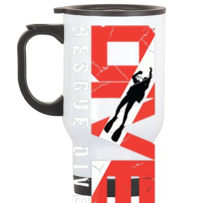 SCUBA Rescue Diver For Instructors Students Divers Stainless Steel Travel Mug