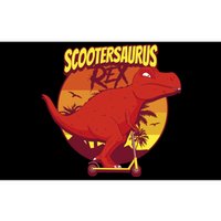 Scootersaurus Rex Dinosaur Bumper Sticker