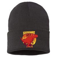 Scootersaurus Rex Dinosaur Sustainable Knit Beanie