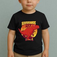 Scootersaurus Rex Dinosaur Toddler T-Shirt