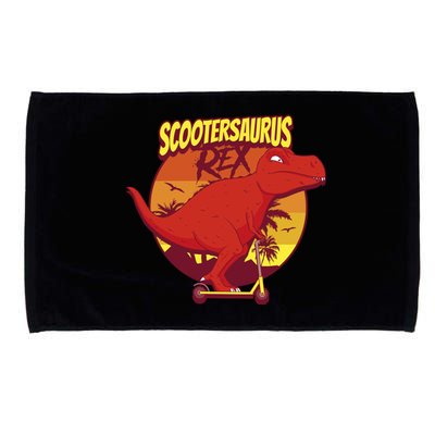 Scootersaurus Rex Dinosaur Microfiber Hand Towel