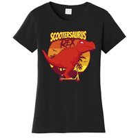 Scootersaurus Rex Dinosaur Women's T-Shirt